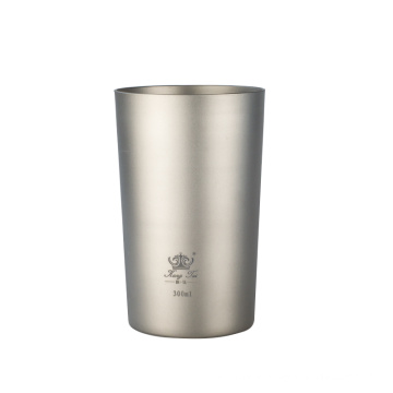 Pure Titanium Beer Mug Double Insulated